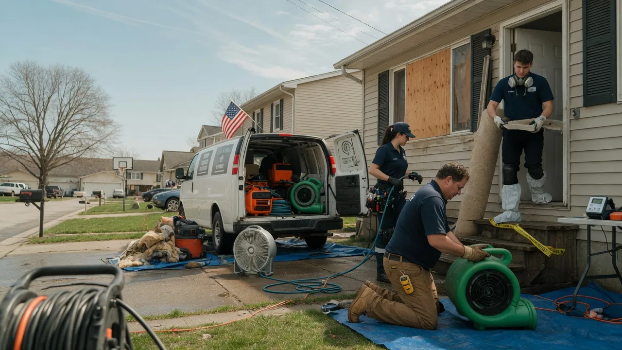 Water Damage Restoration in Inman, KS near me